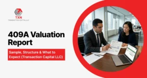 409A Valuation Report – Sample, Structure & What to Expect (Transaction Capital LLC)