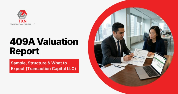 409A Valuation Report – Sample, Structure & What to Expect (Transaction Capital LLC)