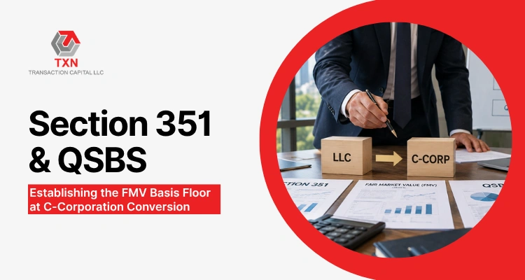 Section 351 and QSBS: FMV Basis Floor at C-Corp Conversion